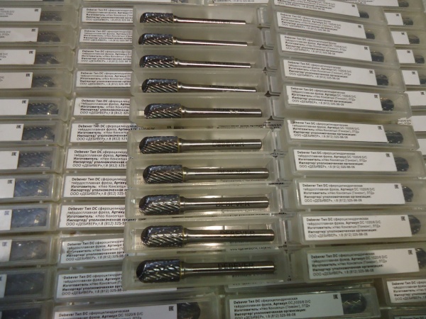 Борфрезы твердосплавные «Debever» сфероцилиндр 1020/06 D/C