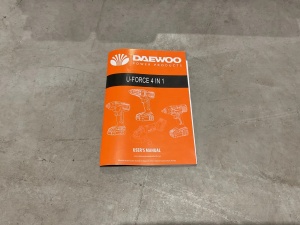 Универсальный аккумуляторный набор инструментов Daewoo U FORCE 4 in 1