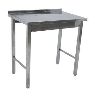 Стол производственный с бортом 910х600х880 труба