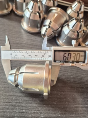 Цанговый патрон массивный 9/13 мм конус под СОЖ для фрезерного станка