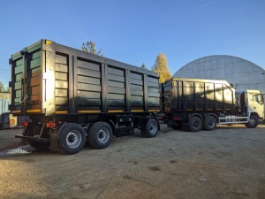 Ломовоз 30 м³ Shacman X3000 с КМУ Велмаш-С