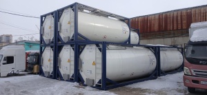 Танк-контейнер тип Т11 объём 24м3 для перевозки щелочных элементов, новый