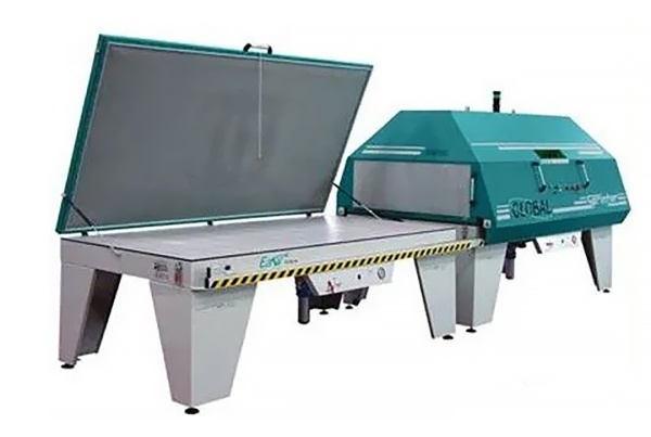 Пресс двухпролетный мебранный для изгиба