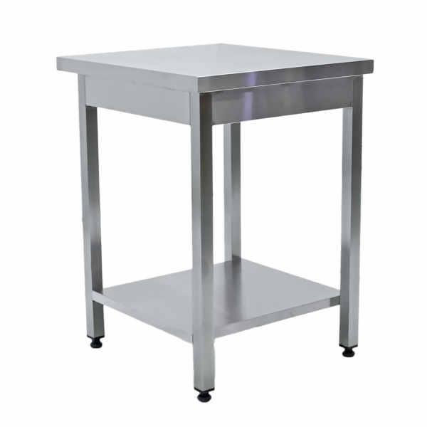 Стол производственный 670х600х850 труба, полка