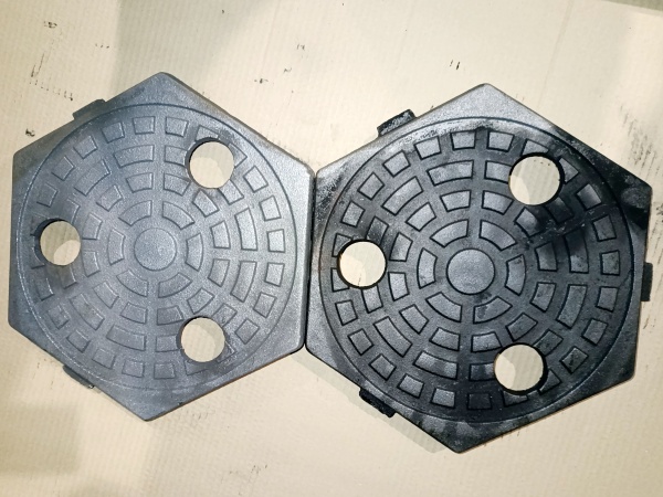 Плитка чугунная для промышленных полов