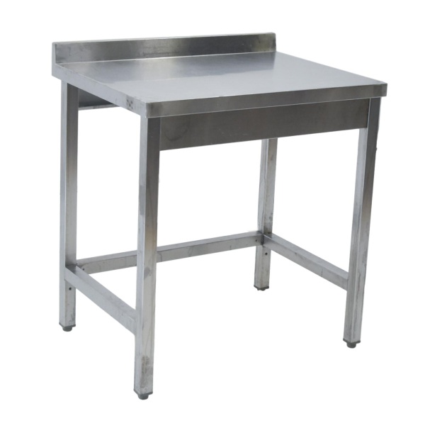 Стол производственный с бортом 750х700х900 труба, обвязка