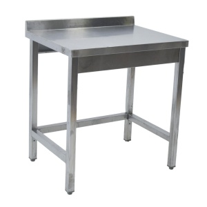 Стол производственный с бортом 750х700х900 труба, обвязка