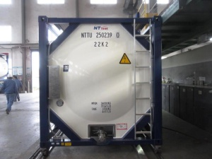 Танк-контейнер объём 25м3 тип Т4, для перевозки керосина, новый