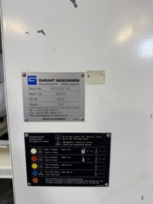 Пакетоделательная машина MATADOR NG, секция печати в 4 краски LINAFLEX NL, GARANT MASCHINEN