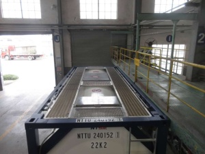 Танк-контейнер тип Т11 объём 25м3 для перевозки щелочных элементов, новый