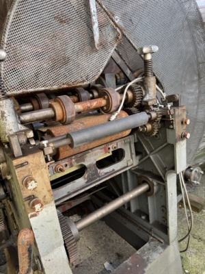 Пакетоделательная машина Fisher and Krecke, секция печати в 3 краски