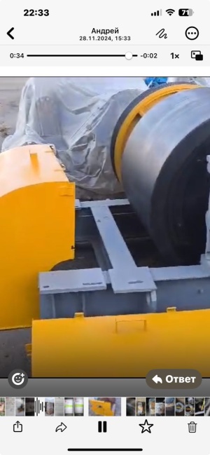 вальцы(валовая дробилка) СМК516, год выпуска 2016