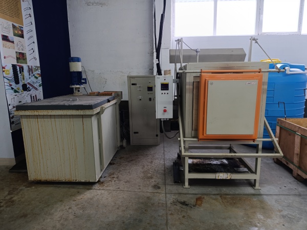 Печь для закалки (термообработки) ПКМ 4.8.4/12,5 в комплекте с закалочной ванной