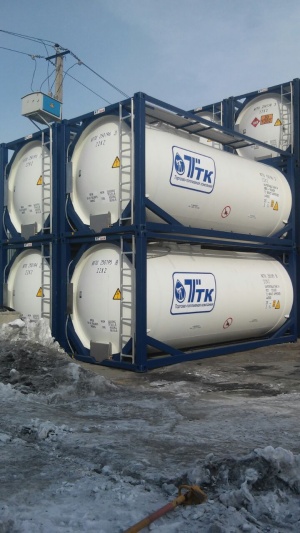 Танк-контейнер объём 25м3 тип Т4, для перевозки сырой нефти, новый