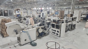 Линия производства бумажных носовых платков автоматизированная