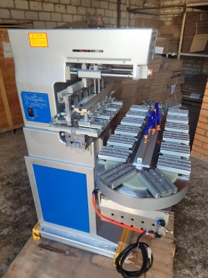 Новый тампопечатный станок FUFA F-P150C4R 4 цвета