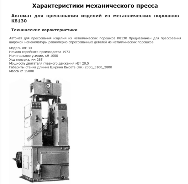 - К8130, КБ8130А