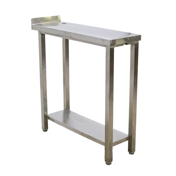 Стол производственный 300х900х900 труба, полка, отв. в столешнице