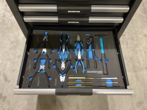 Профессиональная тележка-шкаф с набором инструментов 11640 Silverstahl Limited Edition