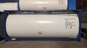 Танк-контейнер тип Т11 объём 25м3 для перевозки компонентов эмульсионных взрывчатых веществ, новый