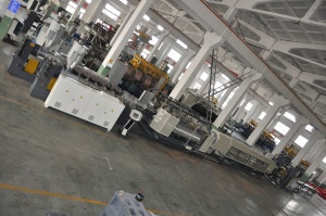 Экструзионная линия гофрированных труб, Линия двухслойных гофрированных труб