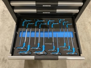 Профессиональная тележка-шкаф с набором инструментов 11640 Silverstahl Limited Edition