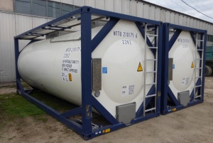 Танк-контейнер тип Т11 объём 21м3 для перевозки компонентов эмульсионных взрывчатых веществ, новый