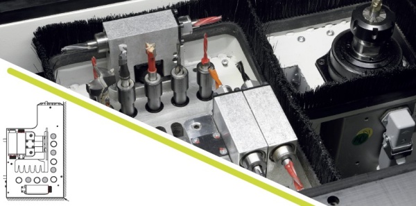 Сверлильнo-присадочный станок с ЧПУ AES Sirius 950M