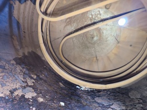 ёмкость с конусным дном и подогревателем объёмом 10 кубометров инв.9