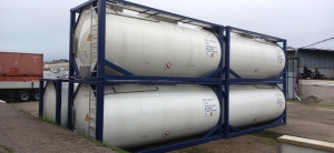 Танк-контейнер объём 26м3 тип Т11 для перевозки нефтехимической продукции, новый