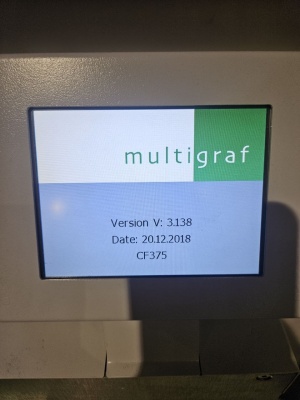 Multigraf touchline CF375 биговально-фальцевальная мвшина