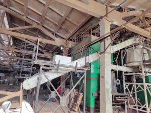 Линия измельчения и сушки сырья для производства биотоплива