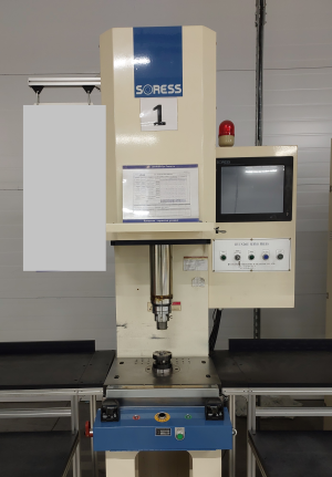 Высокоскоростной электромеханический сервопресс (Servo press) сборочный HSVP-050C - сборка водяных насосов, запрессовка подшипников