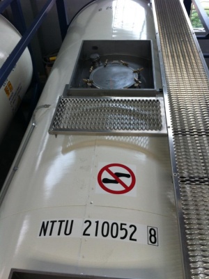 Танк-контейнер объём 18м3 тип Т11, для перевозки аммиачных растворов