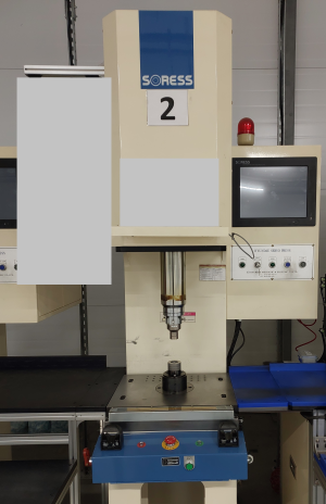 Высокоскоростной электромеханический сервопресс (Servo press) сборочный HSVP-050C - сборка водяных насосов, запрессовка подшипников