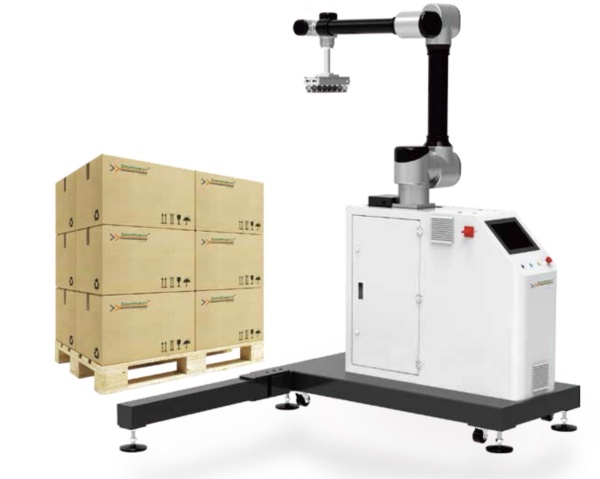 Станция с робоизированным паллетизатором