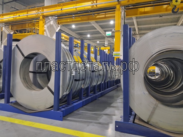 Стеллаж для раздельного складирования штрипса