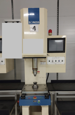 Высокоскоростной электромеханический сервопресс (Servo press) сборочный HSVP-050C - сборка водяных насосов, запрессовка подшипников