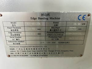 Кромкооблицовочный станок KDT KE 465 JSK