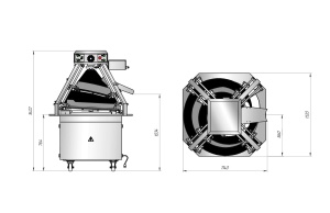 Тестоокруглитель «Восход ТО-4» В265