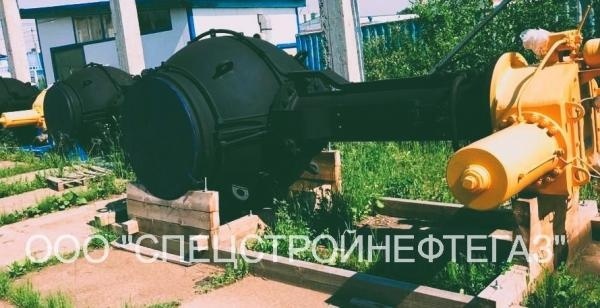 Кран DN 1000 PN 80 с пневмогидравлическим приводом для подземной установки