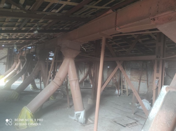 Линия транспортировки сыпучих смесей