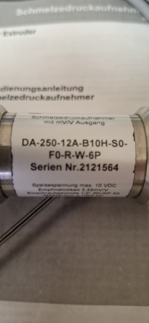 Датчик давления gneuss da-250-12a-b10h-s0- f0-r-w-6p serien nr.2121564
