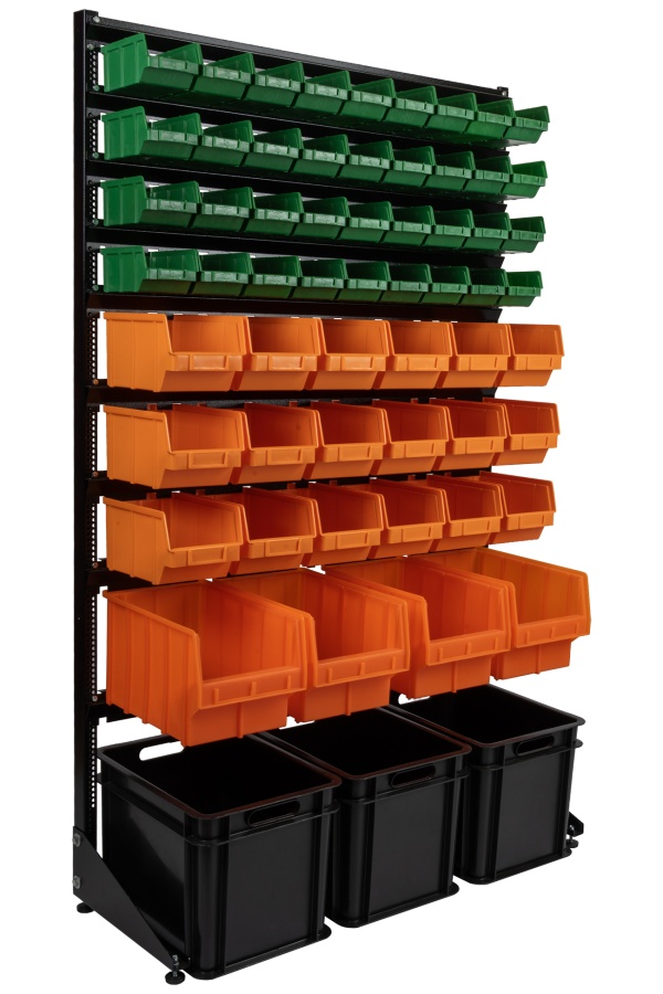 Стеллаж для хомутов с ящиками