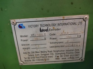 Экструдер для свинцовой проволоки VT-400T Экструдер для свинцовой проволоки VT-400T