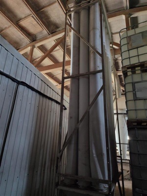 Линия измельчения и сушки сырья для производства биотоплива