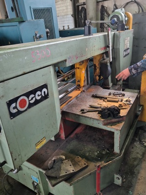 Пила ленточная полуавтоматическая Cosen SH-650M до