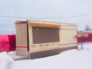 Полностью готовый утеплённый магазин